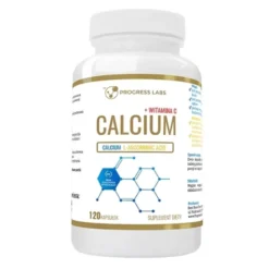 PROGRESS LABS Calcium 400 mg + Witamina C 120 kaps