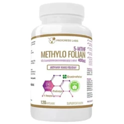 PROGRESS LABS Methylo Folian 400µg Witamina B9 120 kaps
