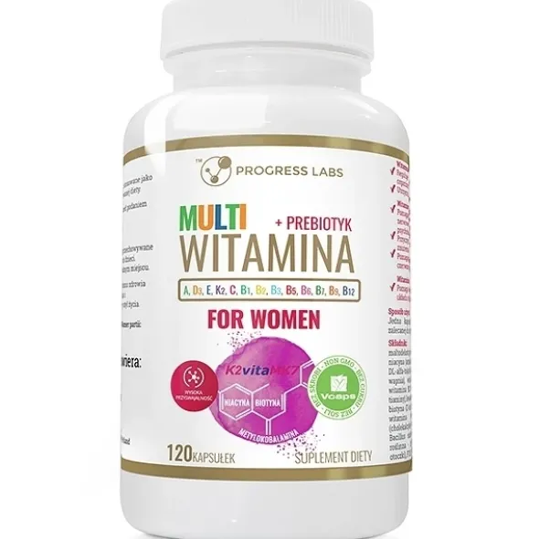 PROGRESS LABS Multiwitamina Dla Kobiet 120 kaps