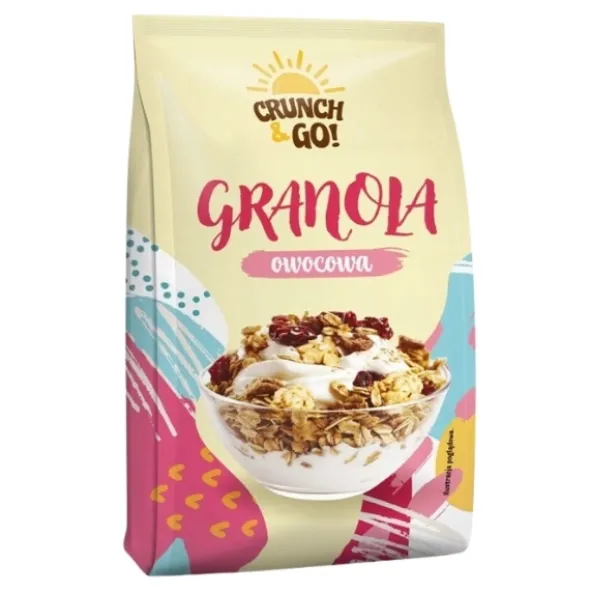 SANTE CRUNCH&GO! Granola Owocowa 380 g