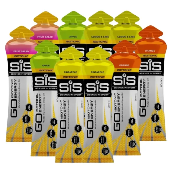 SIS Energy Go - Żel Izotoniczny 10 x 60 ml+ nowmax® Isotonic Drink 25 g