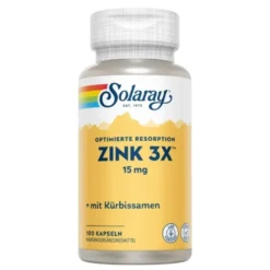 SOLARAY Cynk 3X 15mg 100 kaps