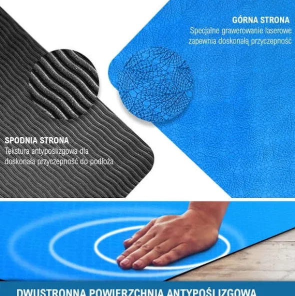 SPORTASTISCH Mata do jogi 181x63x0.6cm