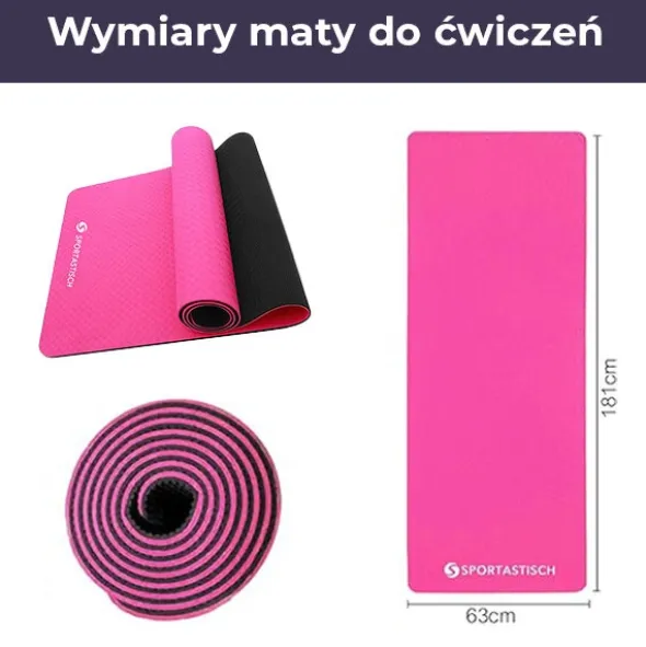 SPORTASTISCH Mata do jogi 181x63x0.6cm