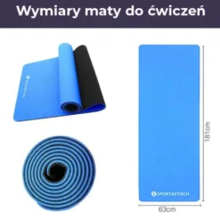 SPORTASTISCH Mata do jogi 181x63x0.6cm
