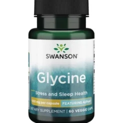 SWANSON AjiPure Glicyna 500mg 60 kaps