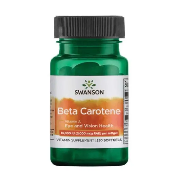 SWANSON Beta Carotene 10 000 IU 250 kaps