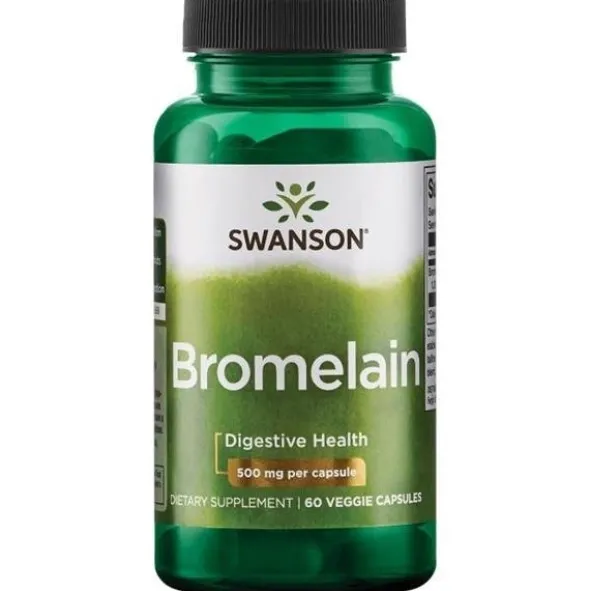 SWANSON Bromelina 500 mg 60 kaps