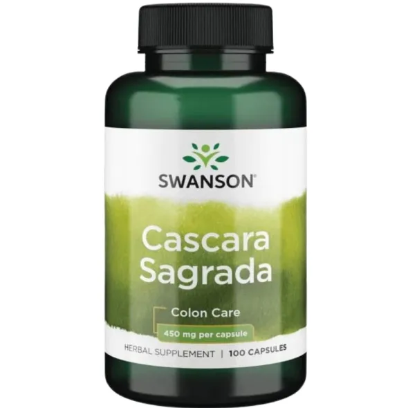 SWANSON Cascara Sagrada 450 mg 100 kaps