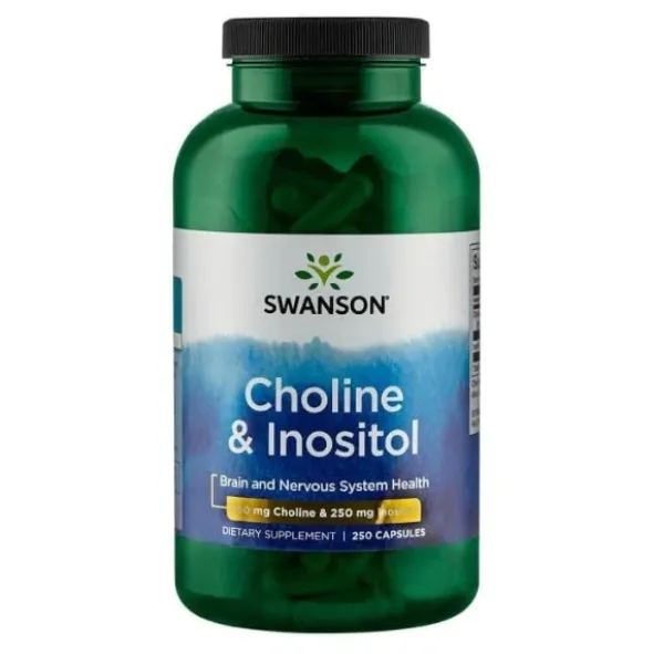 SWANSON Cholina + Inozytol 250 kaps