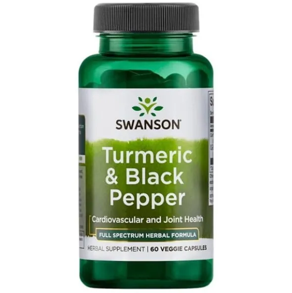 SWANSON FS Turmeric Czarny Pieprz 60 kaps