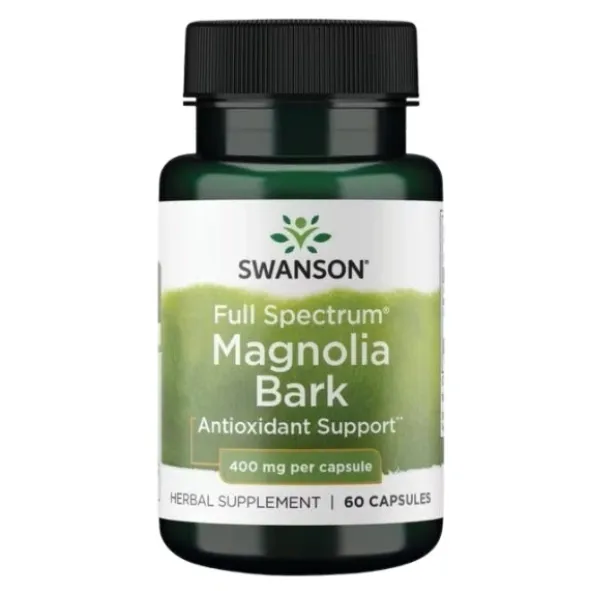 SWANSON Full Spectrum Magnolia Bark - Kora Magnolii Widmowej 400 mg 60 kaps