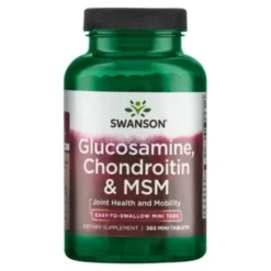 SWANSON Glukozamina, Chondroityna, MSM Mini 360 tabs
