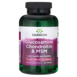 SWANSON Glukozamina 500 mg Chondroityna 400 mg MSM 200 mg 120 tabs