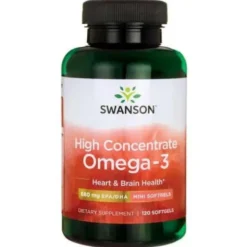 SWANSON High Concentrate Omega 3 120 kaps