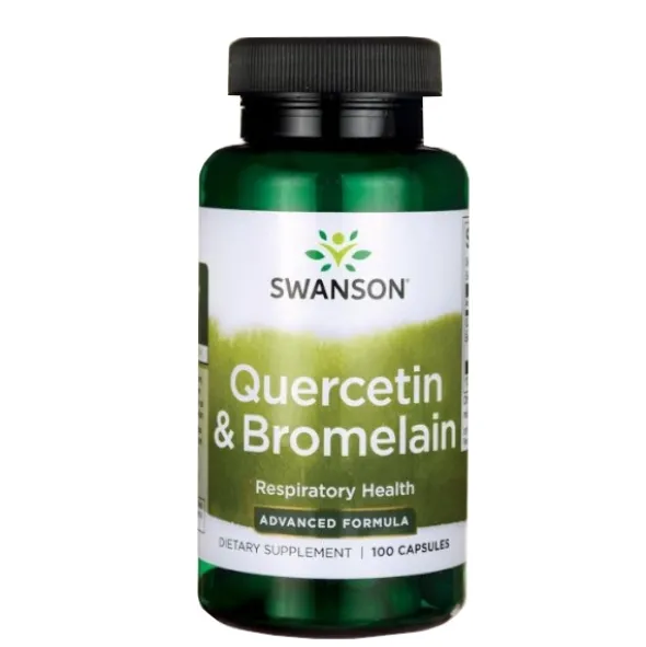SWANSON Kwercetyna i Bromelina 100 kaps