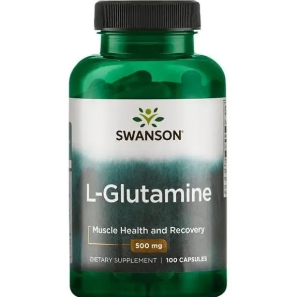 SWANSON L-glutamina 500mg 100 kaps