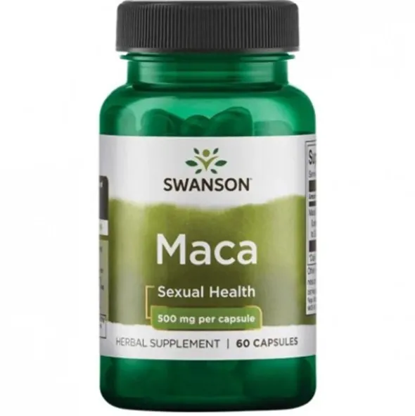 SWANSON Maca Extract 500mg 60 kaps
