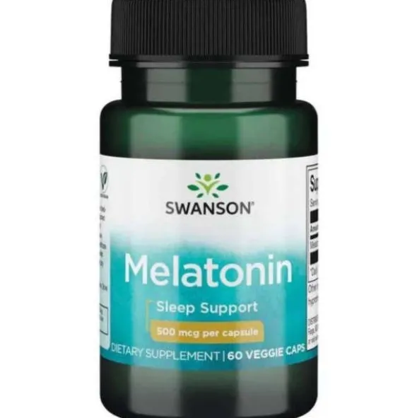 SWANSON Melatonina 500 µg 60 kaps