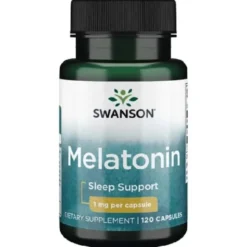 SWANSON Melatonina 1mg 120 kaps