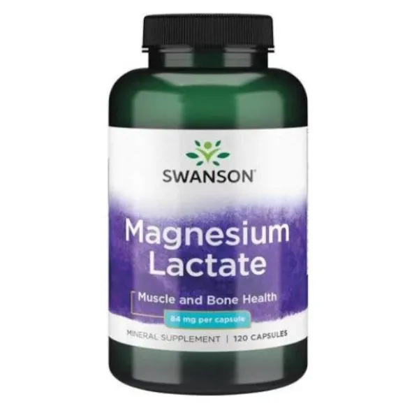 SWANSON Mleczan Magnezu 84mg 120 kaps