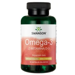SWANSON Omega-3 & Witamina D-3 60 sgels