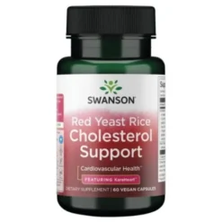 SWANSON Red Yeast Rice Cholesterol Support 60 kaps