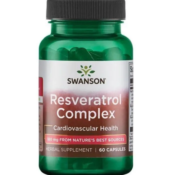 SWANSON Resweratrol Complex 180 mg 60 kaps