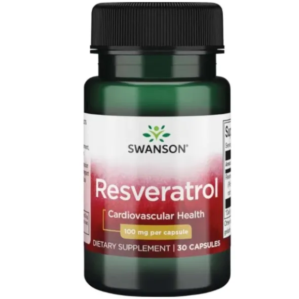 SWANSON Resweratrol 100mg 30 kaps