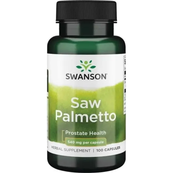 SWANSON Saw Palmetto - Palma Sabałowa 540 mg 100 kaps
