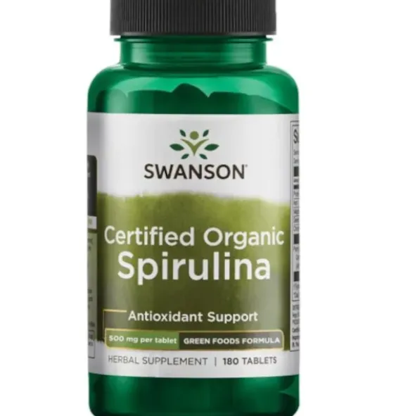 SWANSON Spirulina Certyfikowana 180 tab