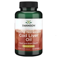 SWANSON Tran Norweski - Pristine Norwegian Cod Liver Oil 60 kaps