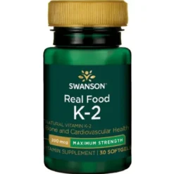 SWANSON Witamina K2 Naturalna 200mcg 30 kaps