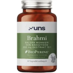 UNS Brahmi + Bioperine Bacopa Monnieri 60 kaps