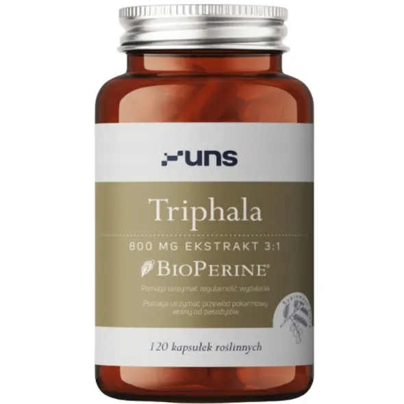 UNS Triphala + Bioperine 120 kaps