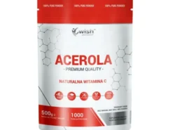 WISH Acerola Naturalna Witamina C w Proszku 500g