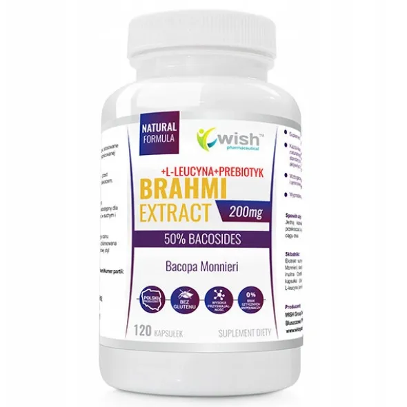 WISH Brahmi Extract 200mg 120 kaps
