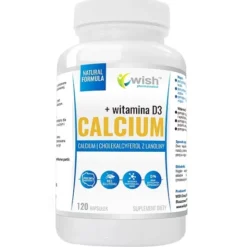 WISH Calcium + Witamina D3 120 kaps