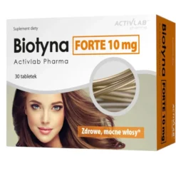 Wsparcie Włosów, Paznokci I Skóry ACTIVLAB Biotyna Forte 10mg 30 tabl