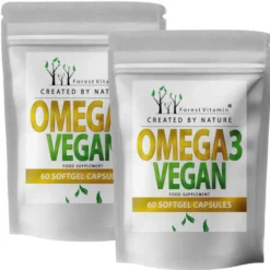 2x FOREST VITAMIN Omega 3 Vegan 60 kaps