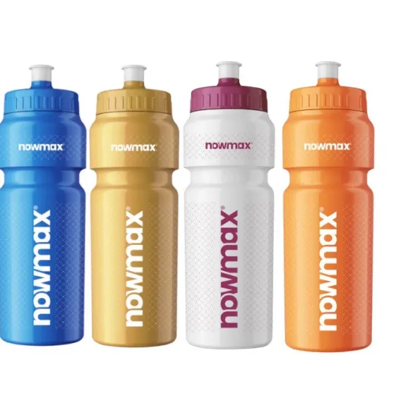 2x nowmax® Isotonic Drink 1000 g +nowmax® Bidon 750 ml Clear